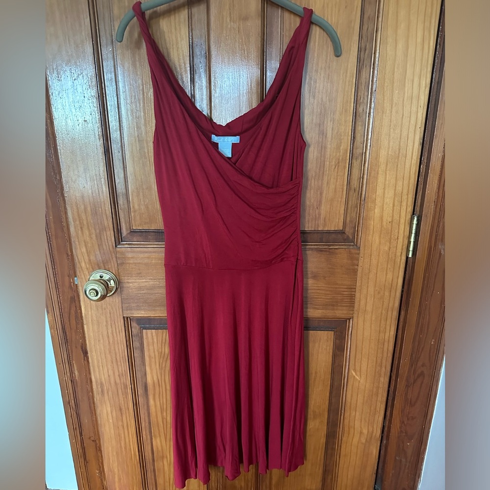 Fresh Twist Red Sleeveless Dress in Size XS
